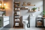 These 7 clever storage solutions help you free up valuable space in your bathroom.