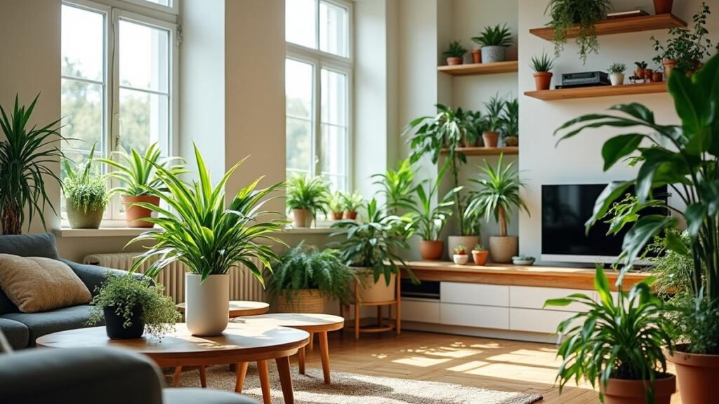 Houseplants that purify air without danger to pets