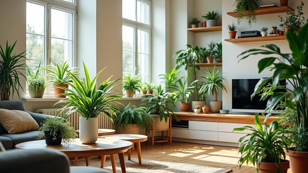 Houseplants that purify air without danger to pets